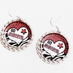 New Alabama Earrings hooks & Sterling Silver!